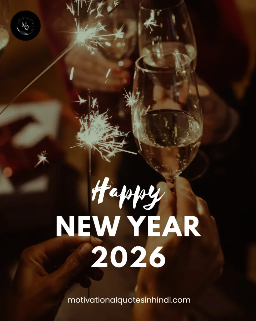 Happy New Year Wishes 2026 By The San For social Media Status and Captions 9 1