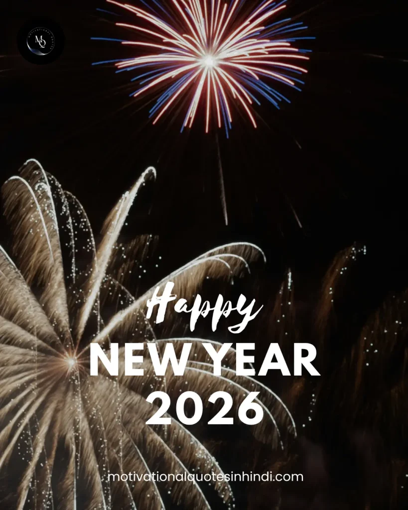 Happy New Year Wishes 2026 By The San For social Media Status and Captions 8 2