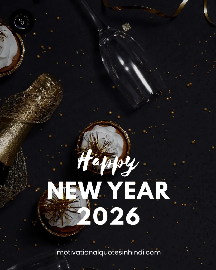 Happy New Year Wishes 2026 By The San For social Media Status and Captions 5 5 1
