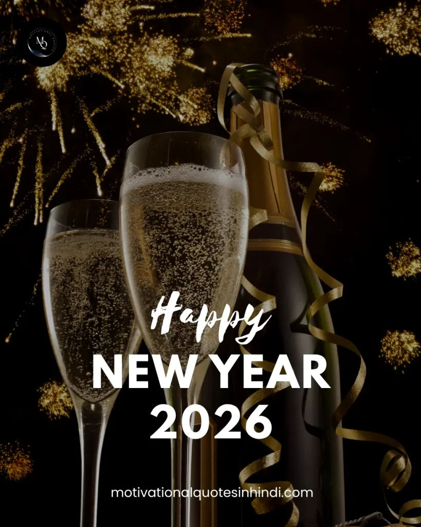 Happy New Year Wishes 2026 By The San For social Media Status and Captions 4 6